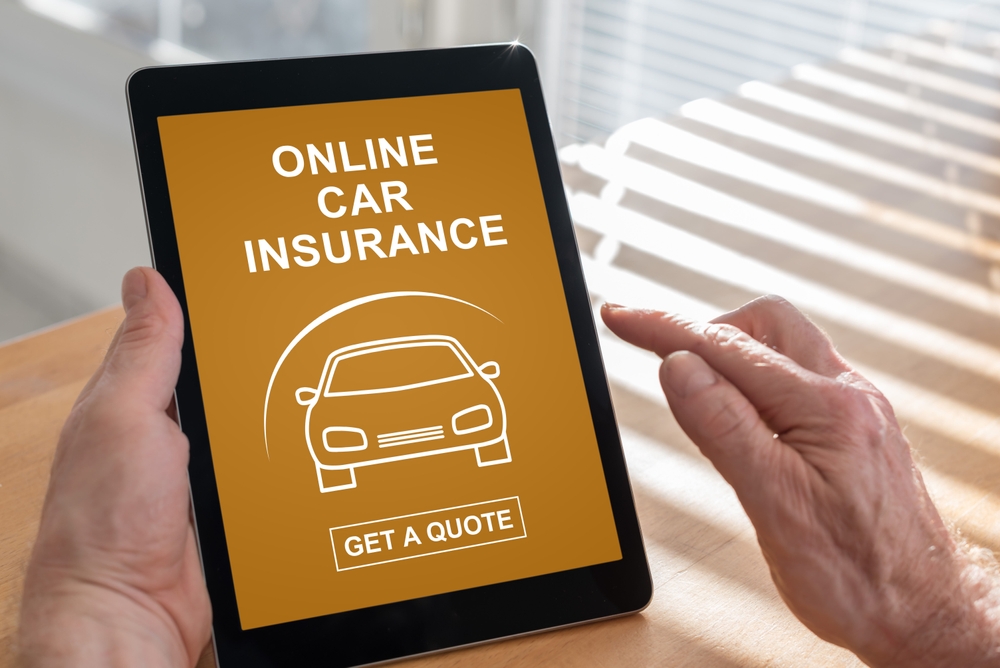 Tablet,Screen,Displaying,An,Online,Car,Insurance,Concept